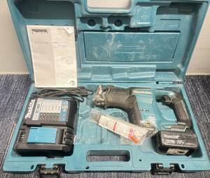 【中古品】makita マキタ 18V 充電式レシプロソー JR188D バッテリ 18V 6.0Ah 1個 充電器 ケース 付 セーバソー セーバーソー 1880