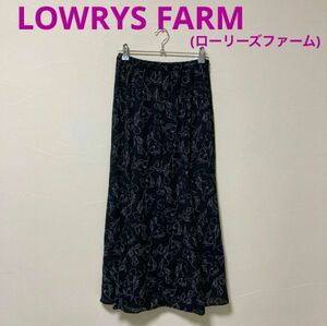 LOWRYS FARM(ローリーズファーム)花柄フレアスカート