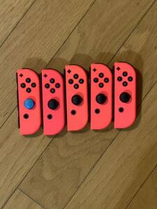 【ジャンク】ニンテンドースイッチジョイコン ジョイコン Joy-Con Nintendo Switch R 5個セット中古