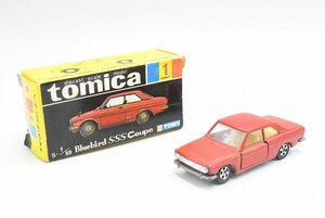 トミカ TOMICA ブルーバード クーペ Bluebird SSS Coupe 1/60 スケール 黒箱 箱付き 現具 ビンテージ 20789395