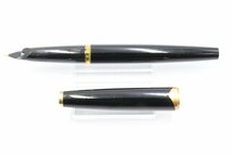 MONTBLANC モンブラン 121 万年筆 吸入式 ブラック ゴールド 文房具 ドイツ製 20758850_画像3