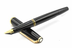 MONTBLANC モンブラン No.121 ブラック×ゴールド 18K-750 万年筆 20739312