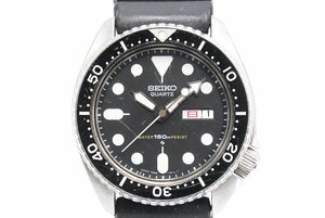 SEIKO セイコー 7548-700C クォーツ ダイバー 稼働 ブラック 黒 腕時計 20767910