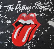 即決【ヴィンテージ/ The Rolling Stonese】オフィシャル スプレーアート Tシャツ/XXL/ブラック/バンドTシャツ/アメリカ買付(p-242-20)_画像5