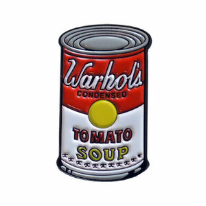  再入荷【新品/即決/アメリカ買付】andy warhol/ Campbell soup ピンバッジ/ピンズ/アンディ ウォーホル/NY ポップアート/激レア(ar-013)