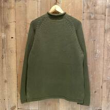 【サイズ M】 90s J.CREW ロールネック コットン ニット セーター ジェイクルー ビンテージ アメリカ古着_画像7