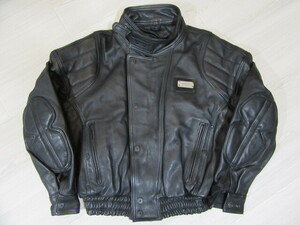 B's Leather BIKERS ライダースジャケット　*肘,肩 ソフトプロテクター付き*　裏地キルティング バイク　ライディングジャケット 美品