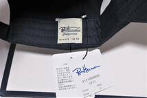 ★ロンハーマン Ron Herman RH HERRINGBONE CAP キャップ NAVY ネイビー 紺_画像6