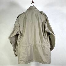 USA製 alpha社 m-65 field jacket カーキ large regular フィールドジャケット u.s.army made in usa 90s vintage ヴィンテージ 米軍_画像3