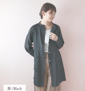 ◆絹100％　軽くて優しい風合いの◆サマージャケット　 黒 LL　未使用　日本製