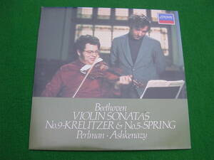  LP◇パールマン /アシュケナージ / ベートーヴェン / ヴァイオリンソナタ 第9番 ・クロイツェル / 第5番・春 