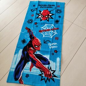 スパイダーマン②　新品未使用！フェイスタオル☆MARVEL好きに！