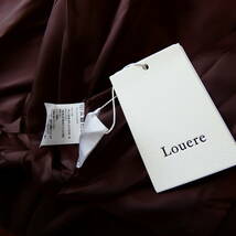 新品 Louere 濃茶 ブラウン ショート丈 テーラードジャケットコート S_画像3
