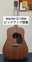 Martin D-15M エレアコ アコギ マーチン（ピックアップ Element VTC搭載）純正ハードケース_画像1