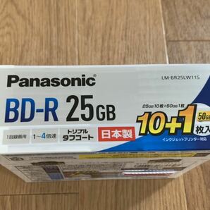 ★☆ Panasonic BD-R 25GB 4倍速 LM-BR25LW11S 10枚+1枚 ブルーレイディスク 新品 未使用 未開封 片面1層 追記型 送料520円～ パナソニックの画像3