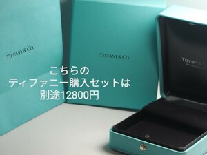 ティファニーで購入したかの用にプレゼント用に！TIFFANY&Co. ティファニーショップ袋&ブルーボックスセット　ピアス　イヤリング用