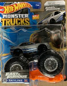 ホットウィール モンスタートラック FAST FURIOUS ワイルドスピード　R34 スカイライン GT-R Hotwheels