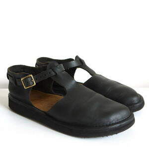 AURORA SHOE CO. オーロラシューズ　T-STRAP　本革レザー 〈 5.5インチ　23cm程 〉ブラック　MADE IN U.S.A.　美品