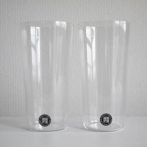 松徳硝子 うすはりタンブラー ビールグラス「厚さ0.9mmと究極の極薄グラス」ペア 2個セット〈 375ml 〉日本製 新品・自宅保管品の画像1