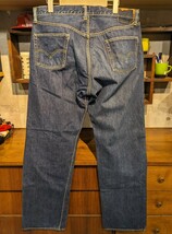 美品! LEVIS 501XX オリジナル！ 紙タグ 実寸 W36/L30 1962〜63頃のモノ オフセットセンターループ ビッグE 最後のダブルXモデル 60s 極品_画像4