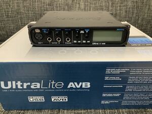 MOTU UltraLite AVB オーディオインターフェース