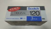 ｍ69【新品】未開封 VHS ビデオテープ Maxell T-60GX Scotch T-120 計16本セット まとめ売り ダビング/上書き/録画/ドラマ/映画/レトロ_画像3