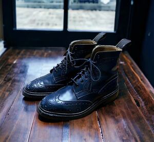 Tricker's 6178 Brogue Boots トリッカーズ Paul Smith ポールスミス 別注 ウイングチップ　カントリーブーツ★6.5 S 25相当★