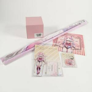 【未使用品】プリマドール 5点セット / B2タペストリー マグカップ 灰桜バニーVer. キーホルダー タオル デカアクリルスタンド (#DRH4N)