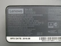 Lenovo ThinkPad用 45W Type-C AC ADPTER 2個SET ADLX45YLC2D 02DL121 動作OK 97820_画像3