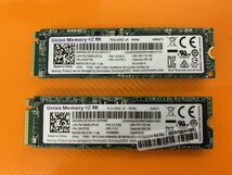 Union Memory m.2 2280 PCIe NVMe 256GB SSD 2個SET 97844_画像1