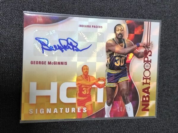 George McGinnis Panini 直筆サインカード Hot Signatures /25