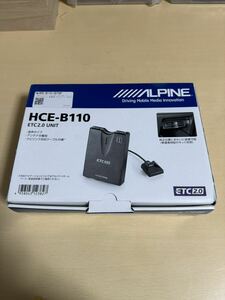 アルパインETC2.0ユニット　HCE-B110　とトヨタ車対応車載器パーフェクトフィット　KTX-Y20B　のセット