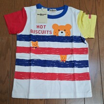 ① 新品　100cm　定価3630円　ホットビスケッツ　半袖Tシャツ　Tシャツ　半袖_画像1