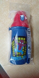 食洗機対応直飲み プラワンタッチボトル マーベル スパイダーマン 0.48L 新品・未開封・即決 保育園 幼稚園 運動会 遠足