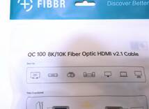 FIBBR(フィバー) QC100 3m 48Gbps 8K/10K 光ファイバーHDMIケーブル eARC HDCP2.3 HDMI2.1対応 (PS5、XSX、UHD BD、8K/10K@60Hz対応)_画像4