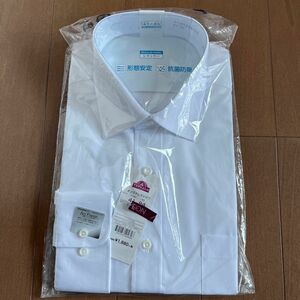 未開封◆トップバリュ　メンズドレスシャツ41-84◆長袖 白 ワイシャツ