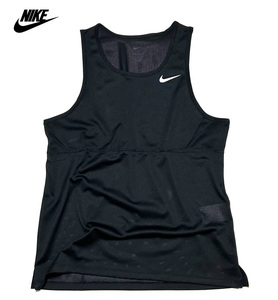 [Новый] Nike Breeze Ran Ran Tink Top [010: Black] S рукав марафон пробегает поезда прохладный сухой функциональный nike run