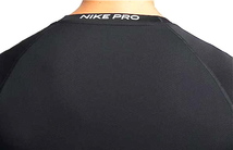【新品】ナイキ プロ クルー ネック 長袖【991-010：黒】XXL インナー コンプレッション Tシャツ トレーニング ジム ゴルフ NIKE PRO_画像4
