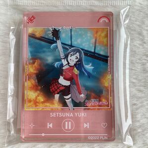 コマプレートスタンド/優木 せつ菜 ニジガク展 2023年にじいろ活動日誌 虹ヶ咲学園スクールアイドル同好会 アクリルスタンド