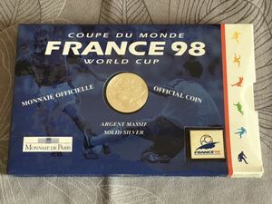 フランス 銀貨 12g ワールドカップ 98 記念コイン