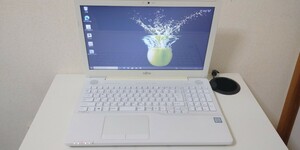 LIFEBOOK AH50/D2 Corei7 7700HQ 最大3.80GHz HDD1TB メモリ4GB Win10 FMVA50D2WP　初期化済