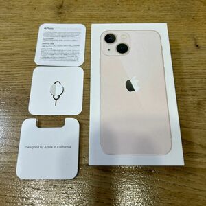 iPhone13ミニ　ピンクの空箱