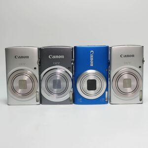 22) Canon キヤノン (A4000 is) (IXY 130) (IXY 180) コンパクトデジタルカメラ 4台セット