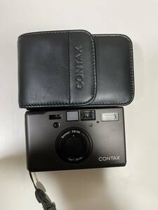 ☆ジャンク品☆　フィルムカメラ　CONTAX T3　ケース付き　コンパクト　カメラ