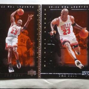 1999-00 UPPER DECK NBA LEGENDS CHICAGO BULLS 【MICHAEL JORDAN】 THE BEST #85 & #86の画像1