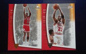 2001 UPPER DECK CHICAGO BULLS 【MICHAEL JORDAN】 MJ'S BACK #MJ-58 & #MJ-69