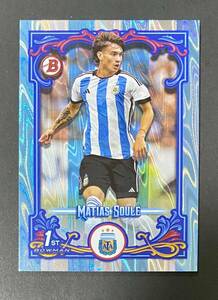 【RC・カラーマッチ】Matas Soul Bowman Estrellas Sky Blue & White #/99 2023 Topps Argentina Fileteado Soccer