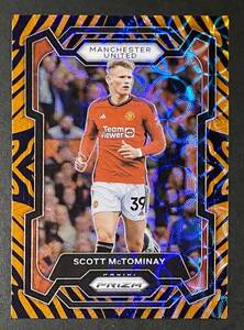 【SP】Scott McTominay, Manchester United Tiger Stripe Choice Prizms 2023-24 PANINI PRIZM PREMIER LEAGUE SOCCER