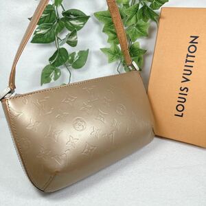 1円 LOUIS VUITTON ルイヴィトン ヴェルニ マット ハンドバッグ ファウラー シリアルナンバー MI0014