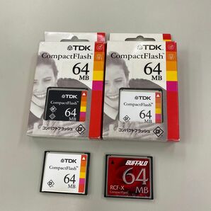 コンパクトフラッシュ64MB 4枚セット　 メモリーカード